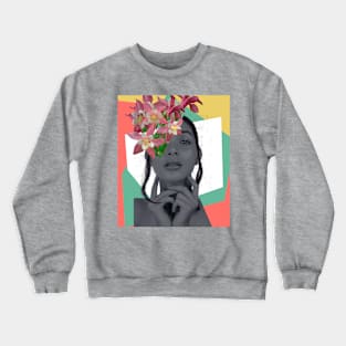 Floral woman Crewneck Sweatshirt